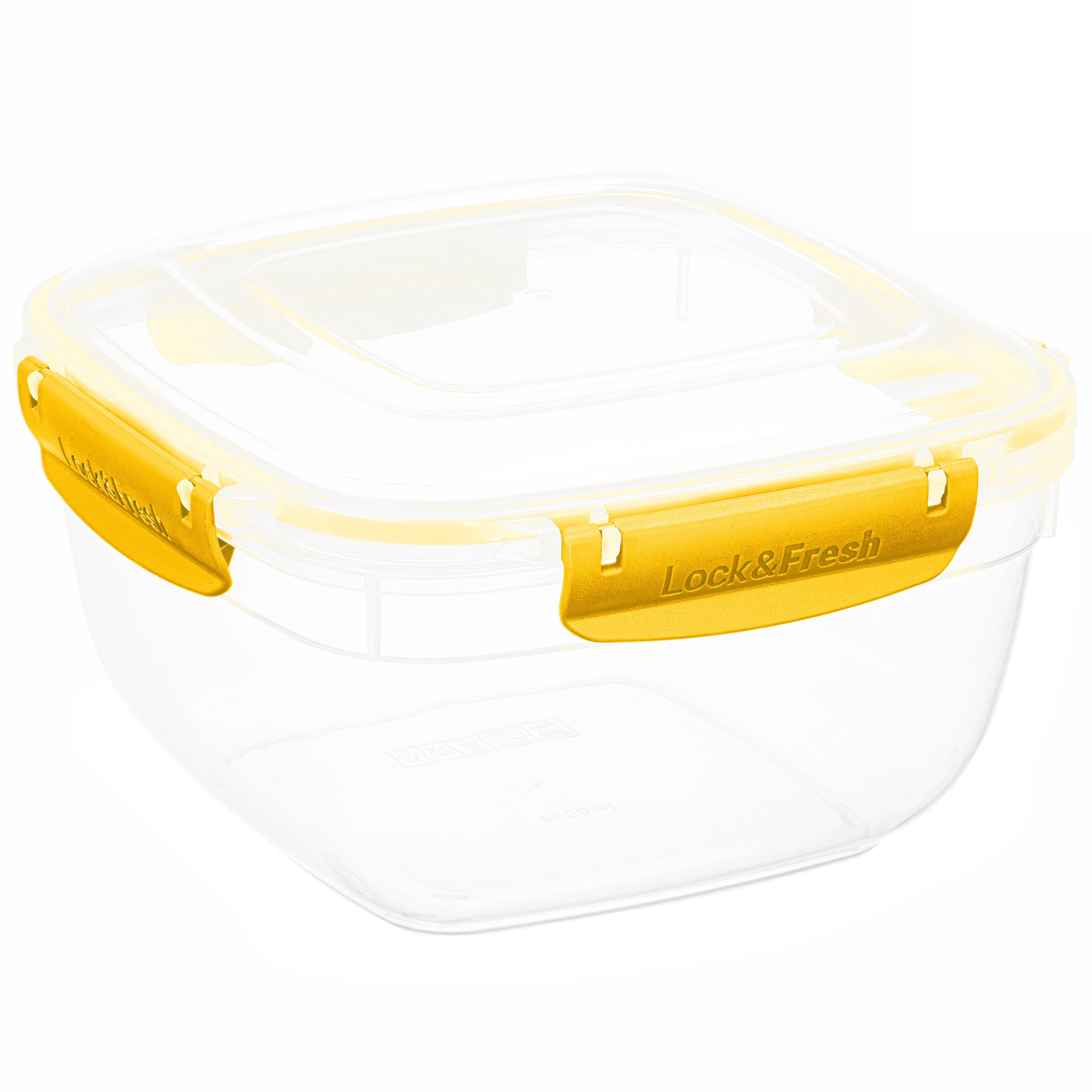 Superio Brand - Wholesale Food Storage Container - Air-Tight Food Containers Leak-Proof Square 80 Ounce-CS0
