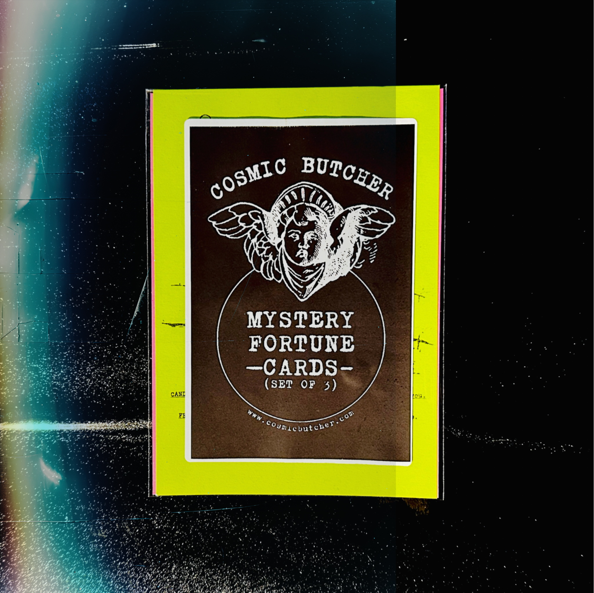 Cosmic Butcher - Wholesale Tarot Cards - Mystery Scratch Off Fortune Cards (Set of 3)1