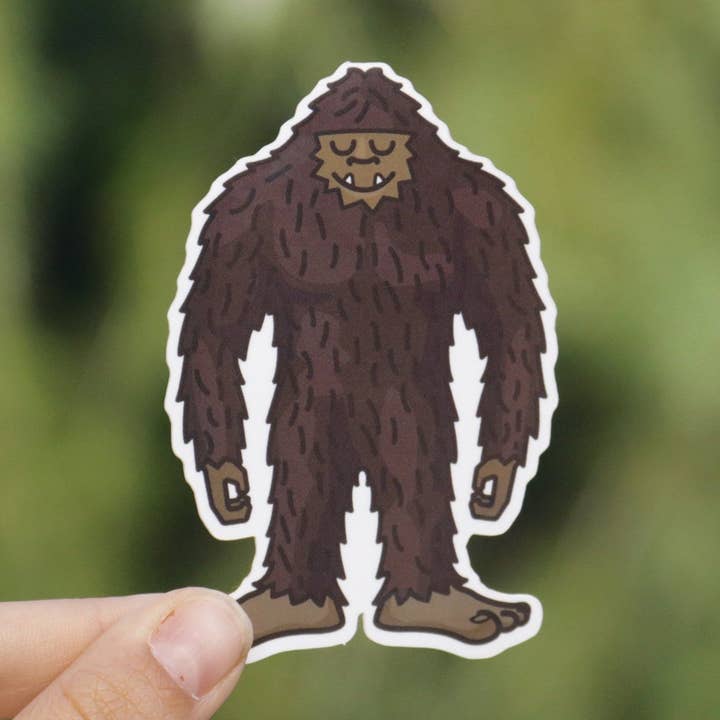 Squatchy - Wholesale Sticker - Happy Bigfoot Sticker0