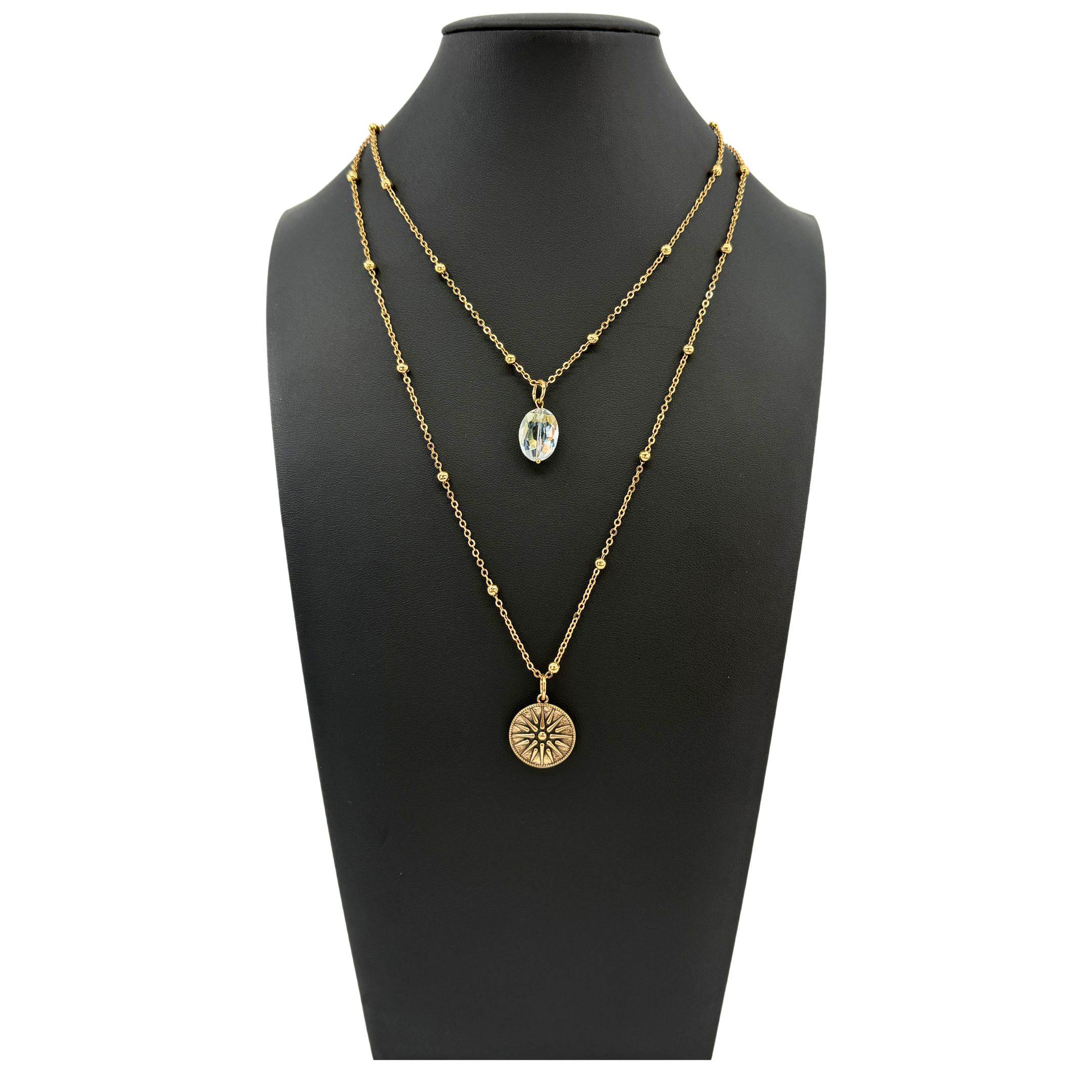 Katia Designs - Wholesale Pendant/Charm Necklace - "This Too Shall Pass" Star Dainty Necklace1