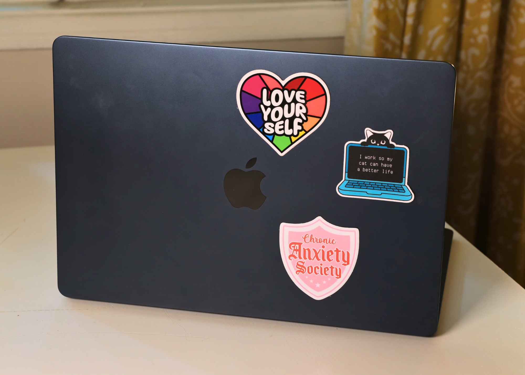 Swell Creative - Wholesale Sticker - I Work So My Cat Can Have a Better Life Vinyl Sticker1