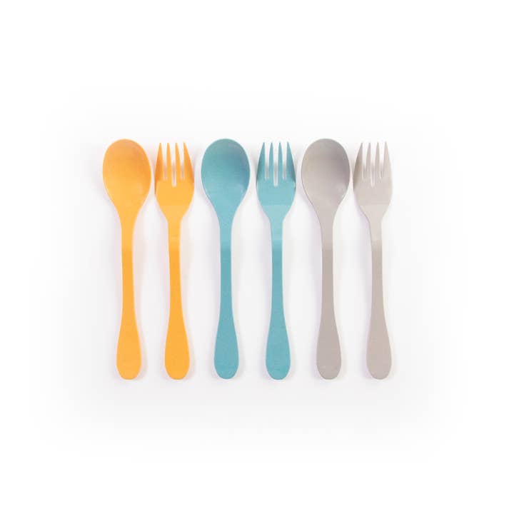 Knork Flatware - Wholesale Assorted Cutlery Set - Knork Eco Plant Utensil - 6 Piece Set2
