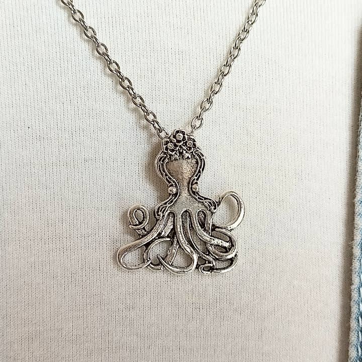 Piccadilly Pendants - Wholesale Pendant/Charm Necklace - Octopus Spoon Necklace, Nautical Necklace, Beach Necklace4