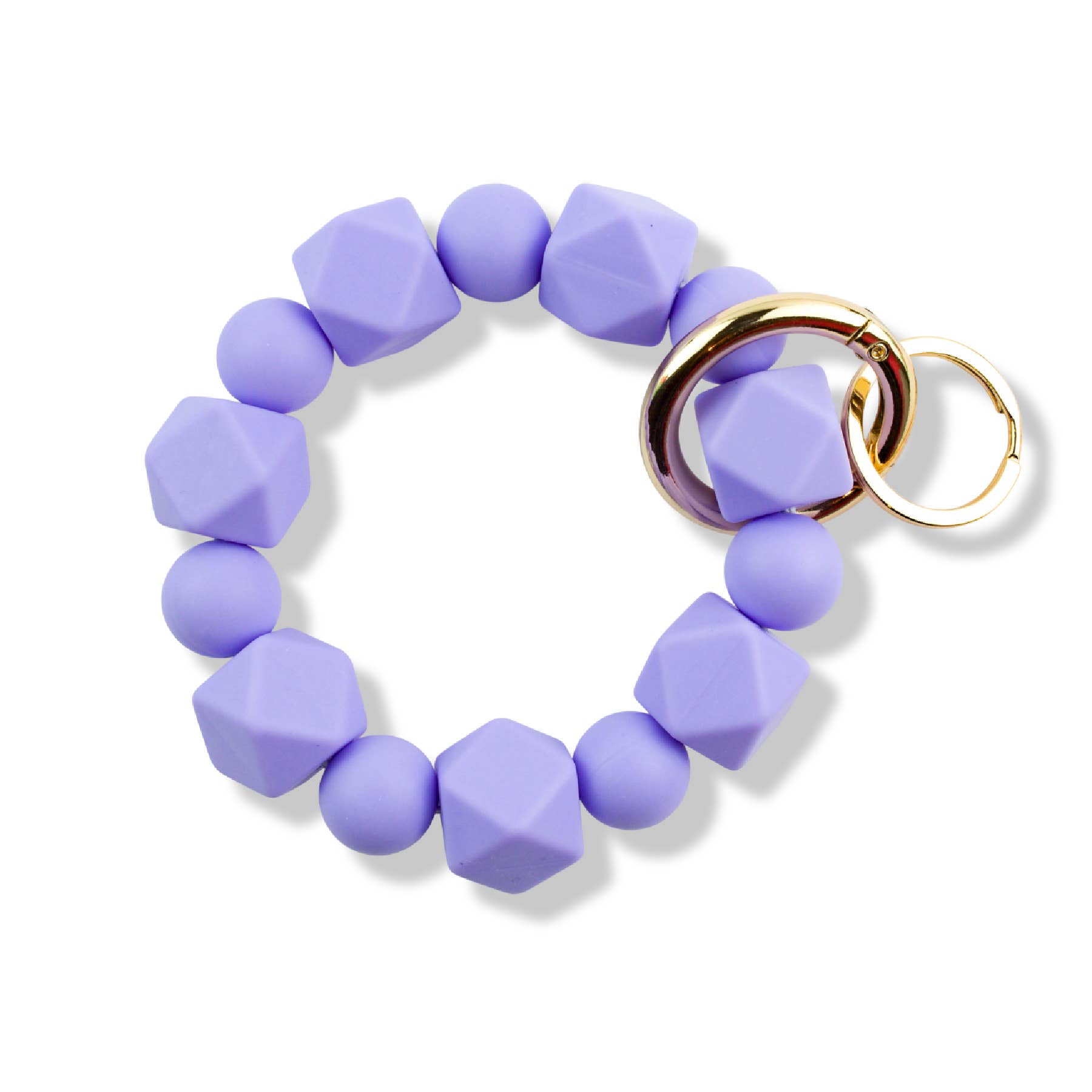 Cleary Lane – wholesale Keychain – Women's – Beaded Wristlet Keychain Hexagon Silicone17