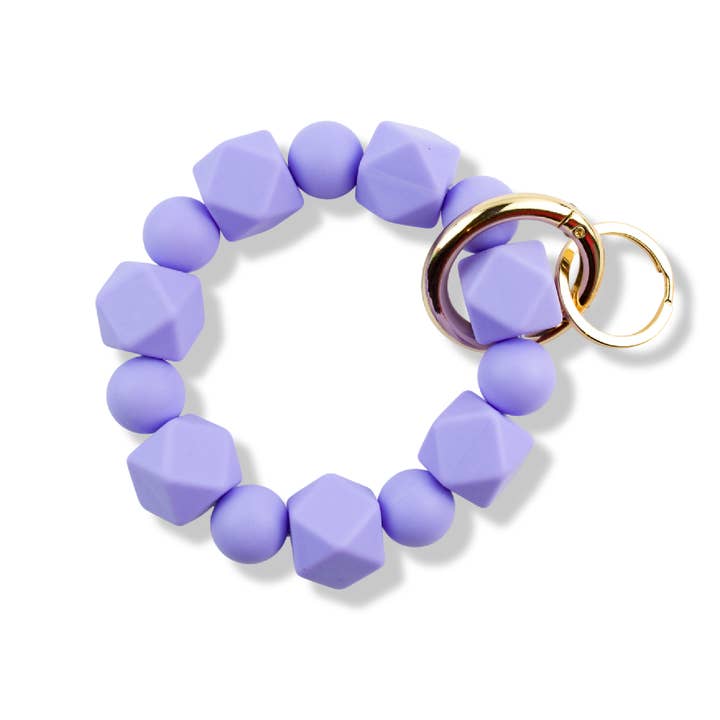 Cleary Lane – Engroshandel Nøglering - Dame – Perlet Armbånd Nøglering Sekskant Silikone17