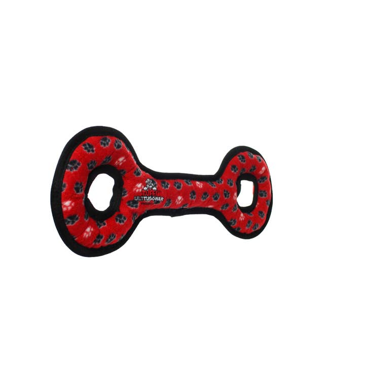 Tuffy Dog Toys - VIP Products - Wholesale Pet Squeaky Toy - Dog - Tuffy Ultimate Tug-O-War - Red Paw, Squeaky Dog Toy3