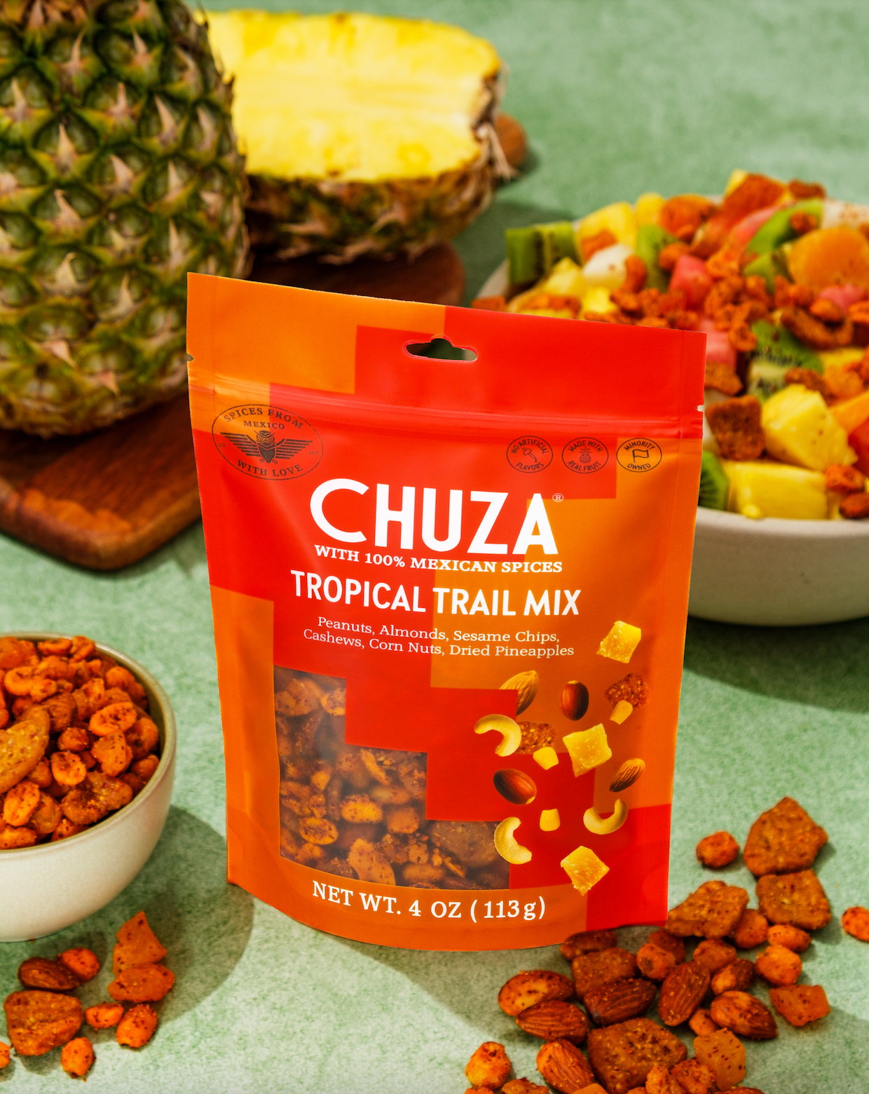 CHUZA - Wholesale Trail Mix - CHUZA | Tropical Trail Mix | Chili-Spiced Snack Blend3