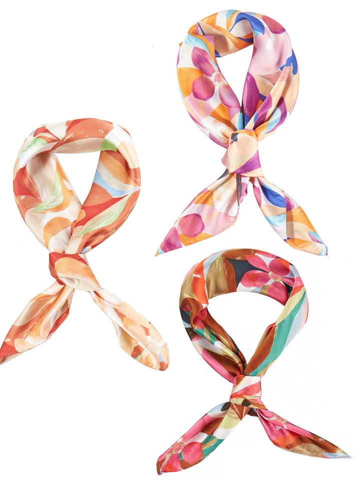 Foulard d'été à imprimé floral pour la vente par Hana