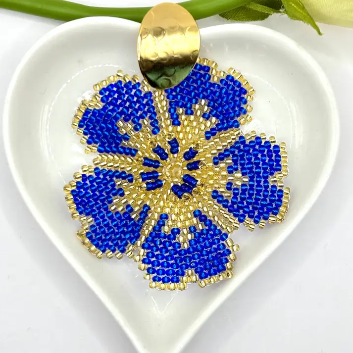 Bellalu Jewelry and Accessories - Wholesale Dangle Earrings - Handmade Corazón Flower Colombian Earrings4