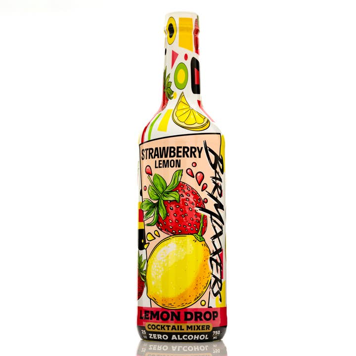 Bar Mixxers - Wholesale Cocktail Mix/Syrup - Strawberry Lemon Drop Syrup- Premium Beverage Mix.1