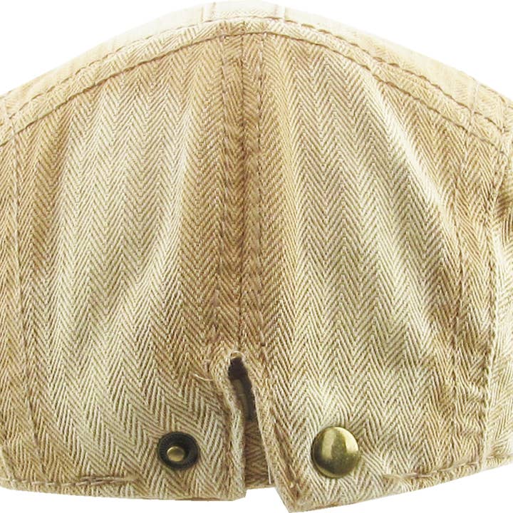 KBETHOS - Wholesale Newsboy/Schoolboy Hat - Men's - CLASSIC WASHED NEWSBOY IVY17