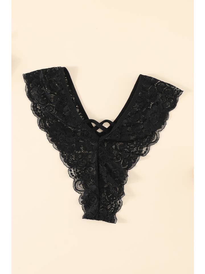 La Belle Fantastique - Wholesale Underwear - Women's - La Belle Fantastique Crisscross V shaped Panties2