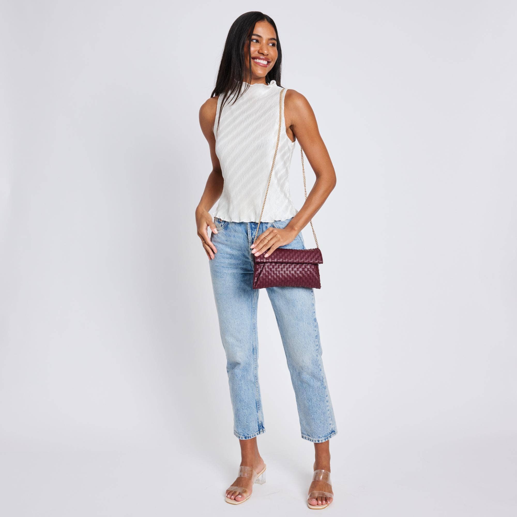 Moda Luxe - Wholesale Clutch Bag - Women's - Priscilla Woven Clutch9