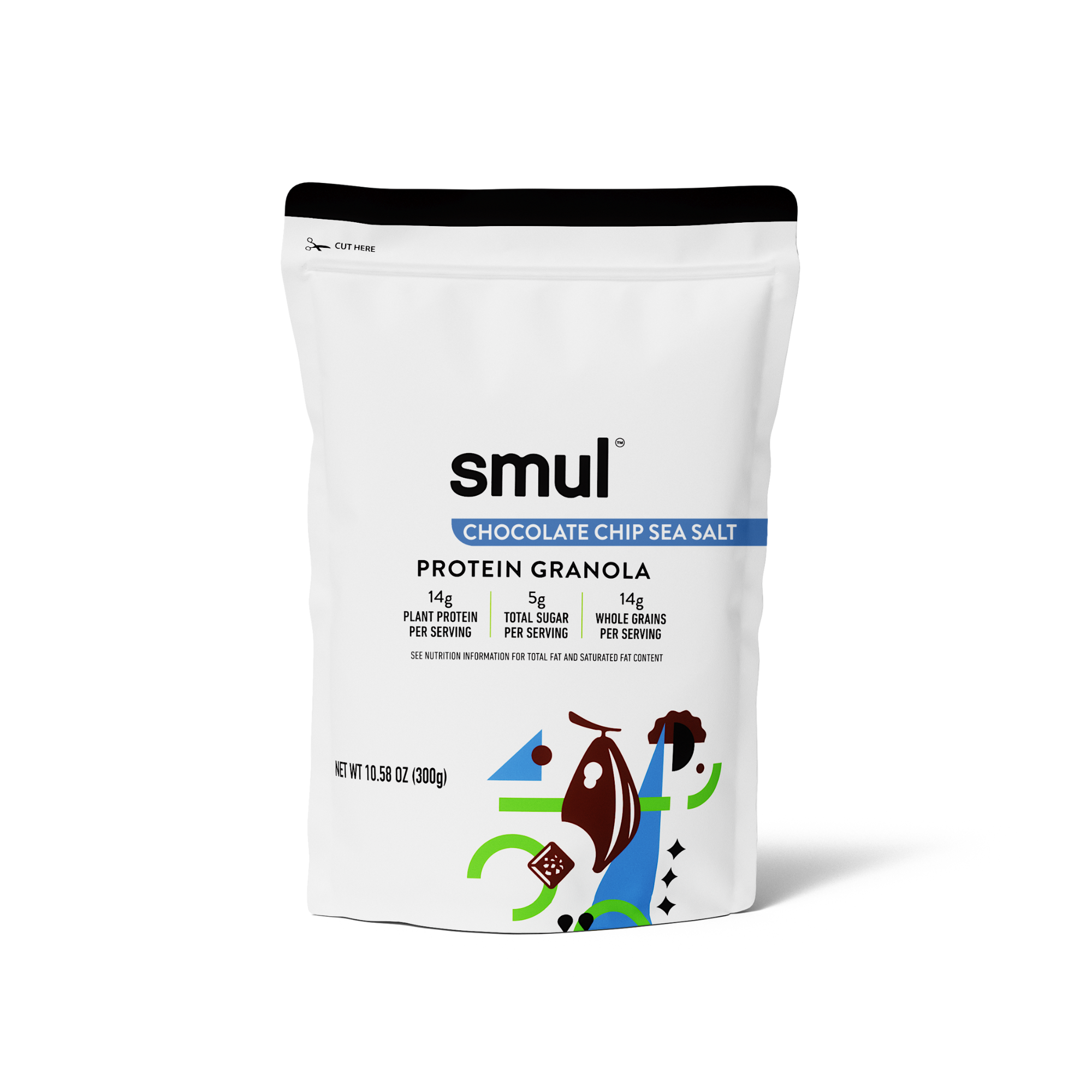 smul - Wholesale Granola - Chocolate Chip Sea Salt Protein Granola 10.6 oz0