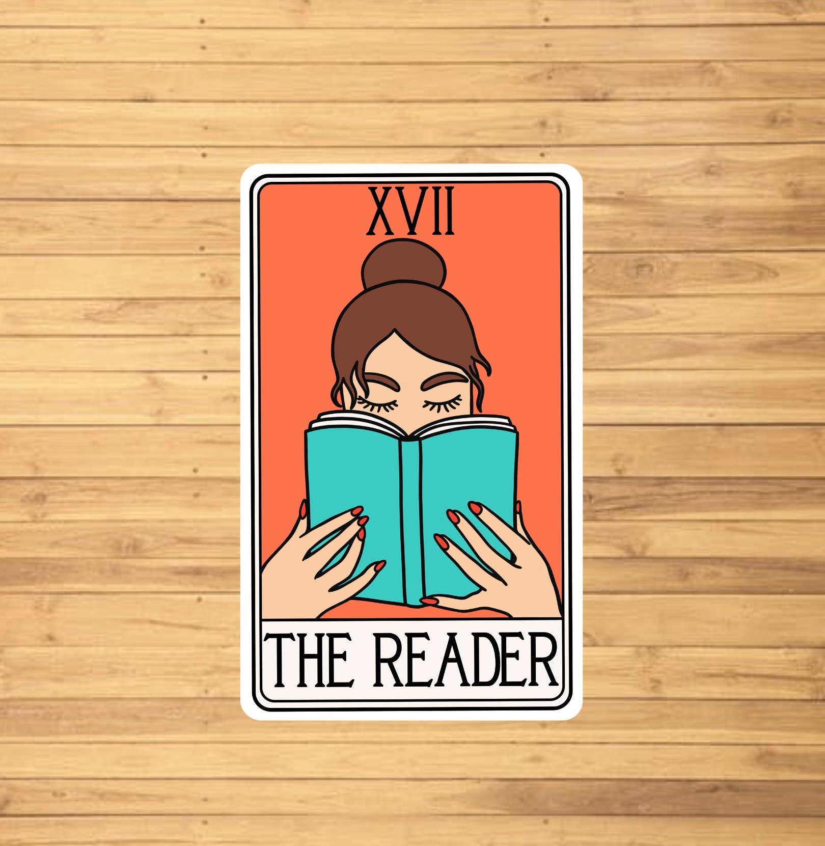EnchantingSunshine - Vente Autocollant - Autocollant de carte de tarot The Reader1