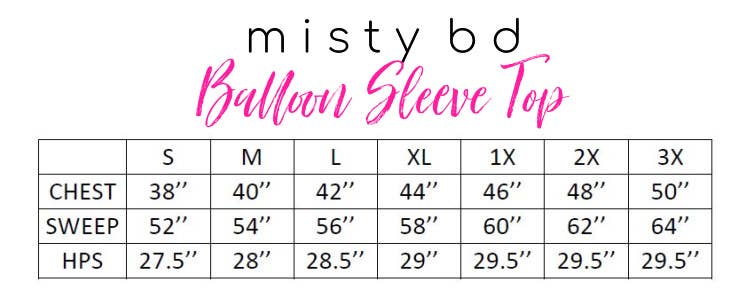 Misty BD - Wholesale Blouse - Women's - Balloon Sleeve Blouse in Red - S-XL Pack (Restock)2