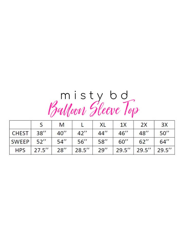Misty BD - Wholesale Blouse - Women's - Balloon Sleeve Blouse in Red - S-XL Pack (Restock)2