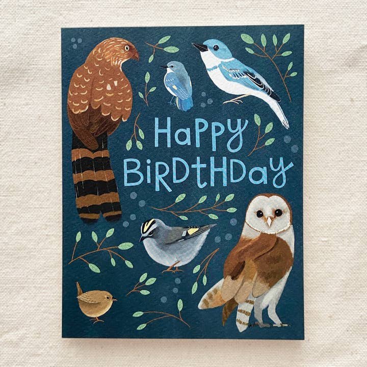 Woken - Wholesale Birthday Card - Happy Bird Birthday Card