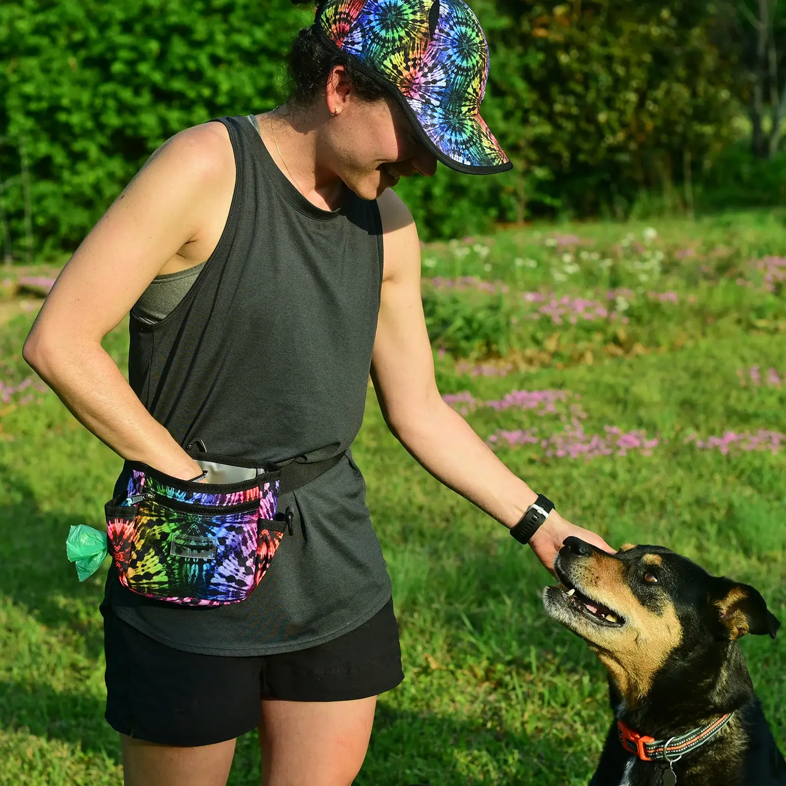 Sipsey Wilder - Wholesale Pet Treat Bag - Dog - Deep Forest Green Tail-Along Dog Treat Pouch  5