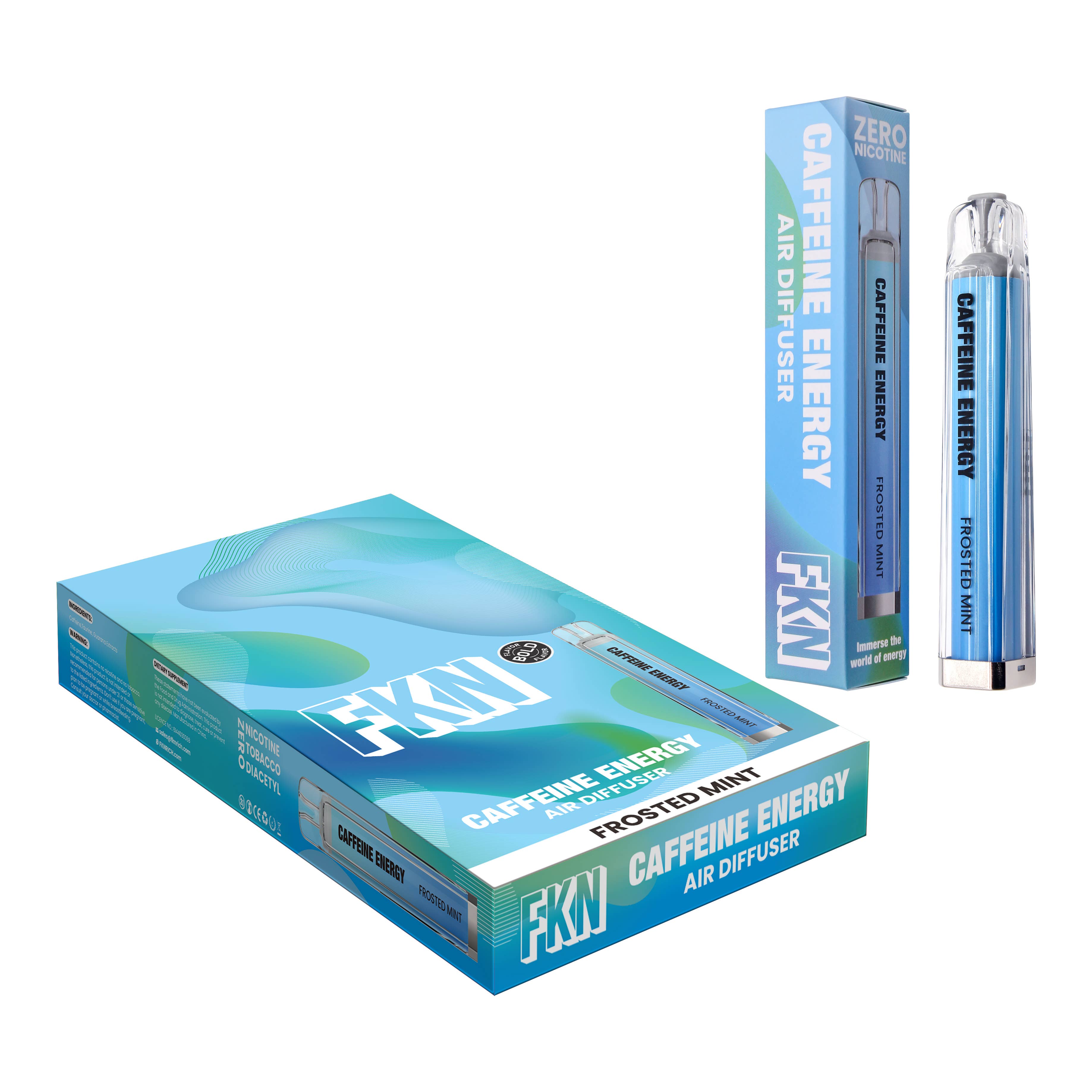 FKN Rich - Wholesale Oral Supplement/Vitamin - FKNRICH Caffeine Diffuser – Cool Mint – 1000 Puffs0