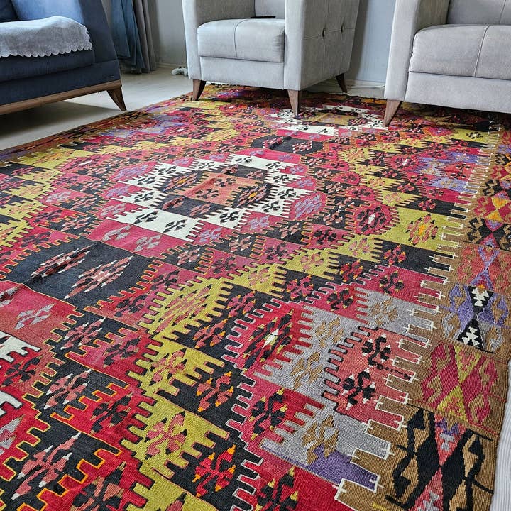 MesopotamiaRugs – wholesale Matta – 200x494 cm Stor kelimmatta