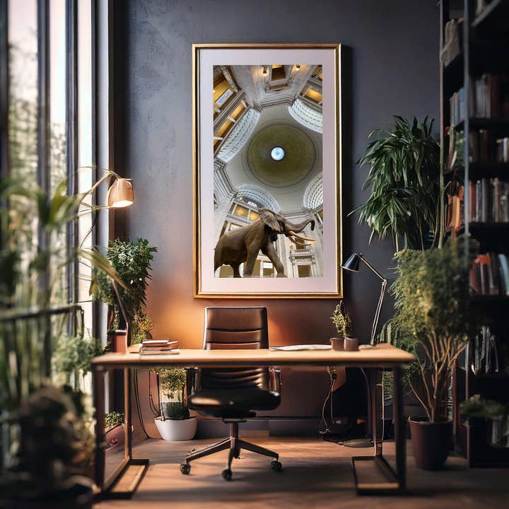 African Elephant Print for wholesale by Nostyle