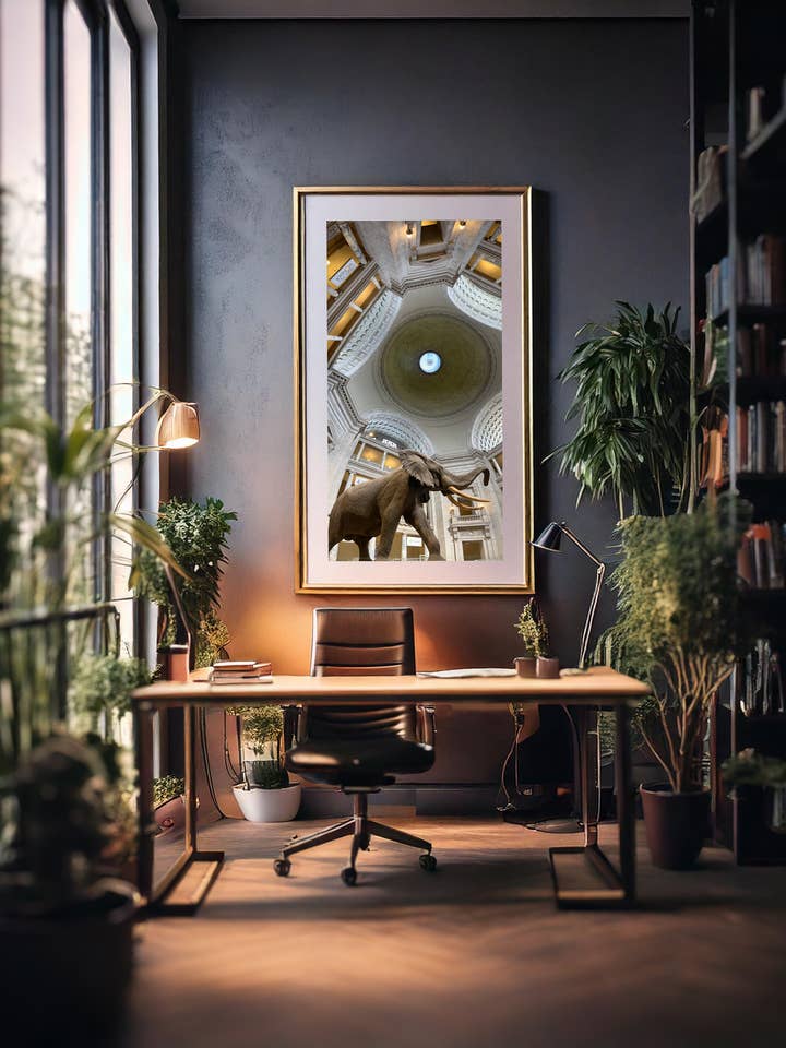 African Elephant Print for wholesale by Nostyle