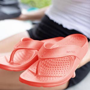 Buy Wholesale China Yoga Mat Leather Flip Flops Thong Sandals With