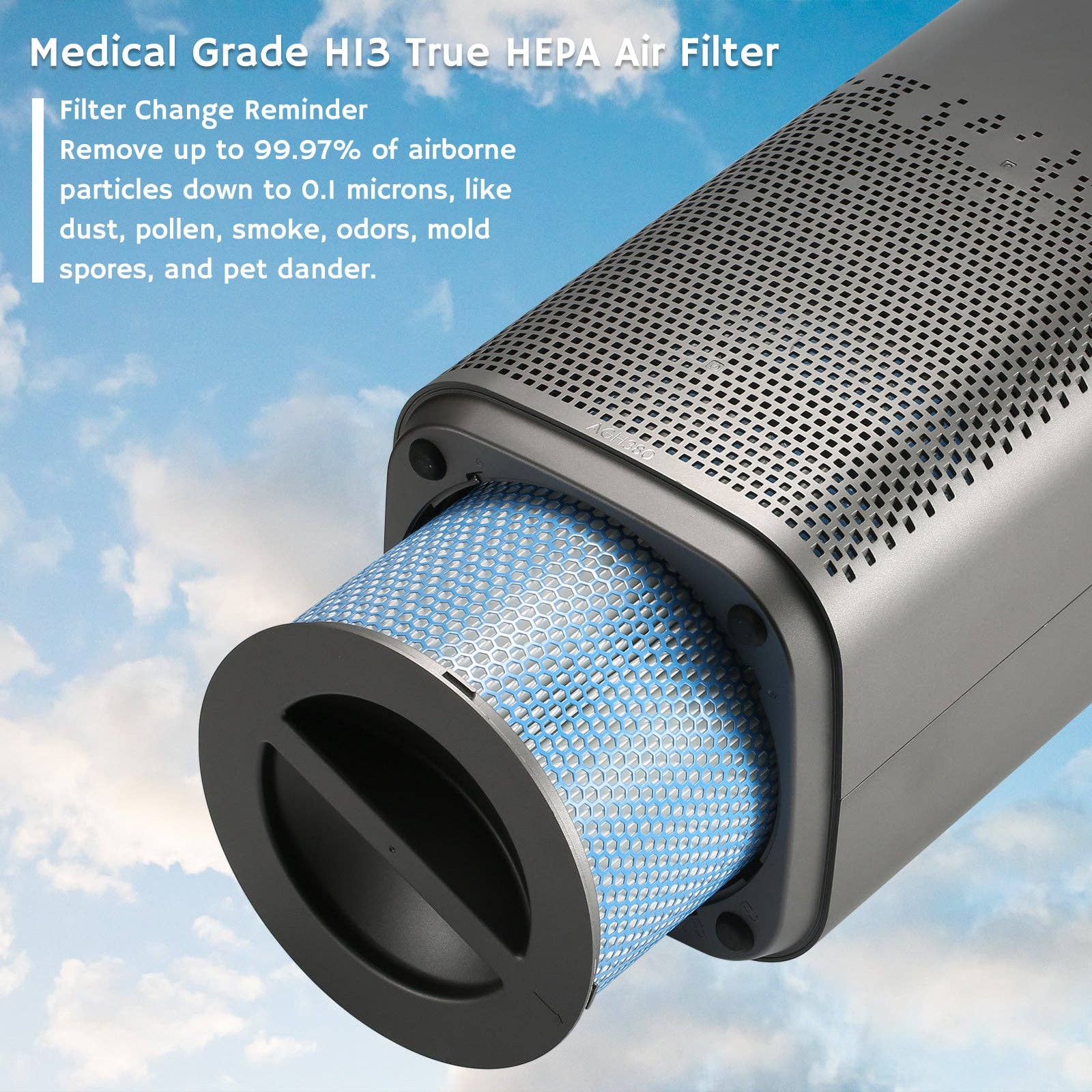 Airthereal - Wholesale Air Purifier - AGH380 H13 HEPA Medical Grade Replacement Filter5