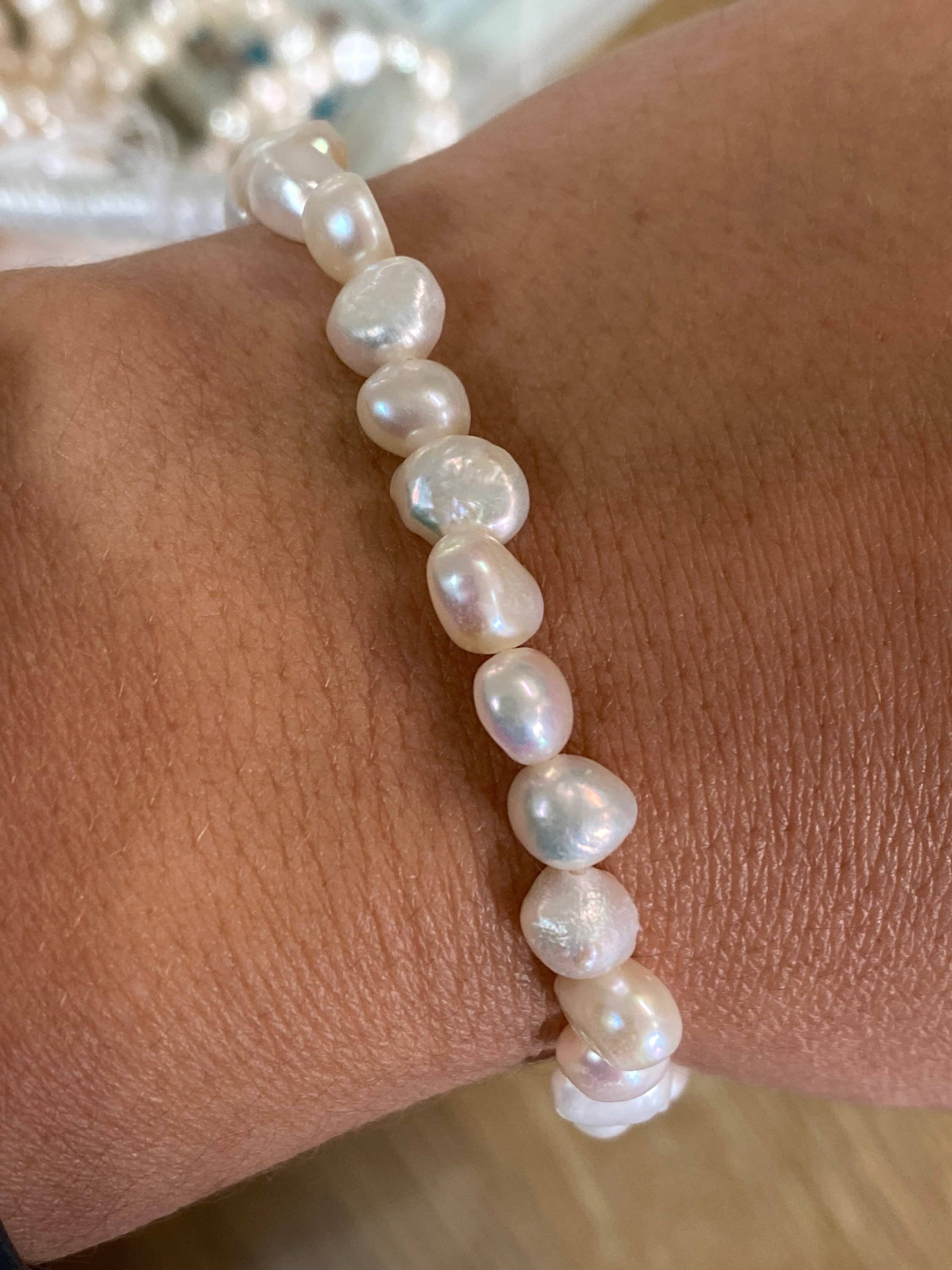 The Bead Bazaar - Wholesale Beads - Dainty 8mm Baroque Pearls, Wholesale Beads, 6mm Freshwater Pearl Beads, Beads For Jewelry Making, Gemstone Beads, Bulk Beads For Jewelry Making5