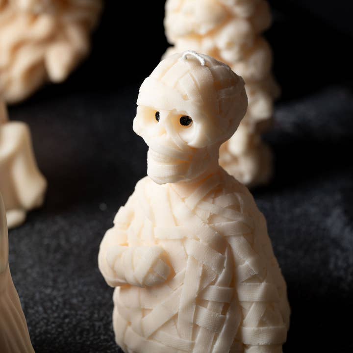 Allure CA – Velas de decoração por atacado – Vela de Caveira Zombie Halloween Elegance - Decoração Esquelética