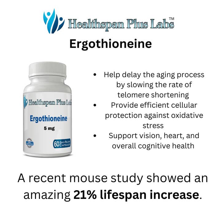 Healthspan Plus Labs - Wholesale Oral Supplement/Vitamin - Ergothioneine