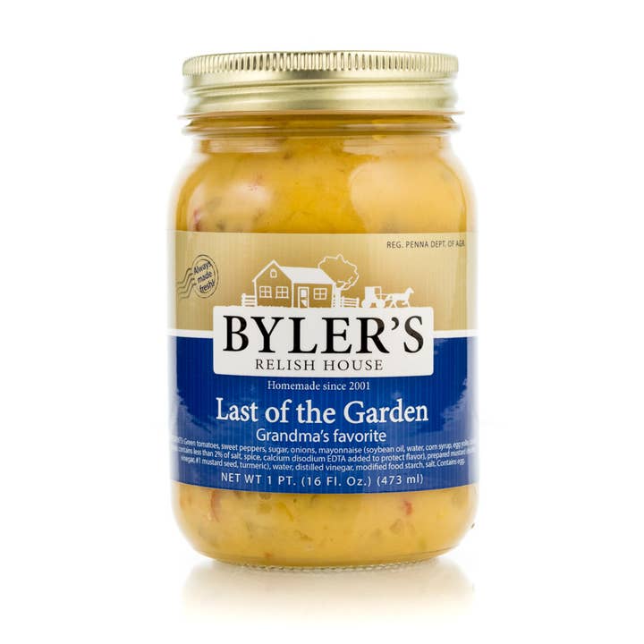 Byler's Last of the Garden for wholesale by Bylers Relish House & Byler Canning Co.