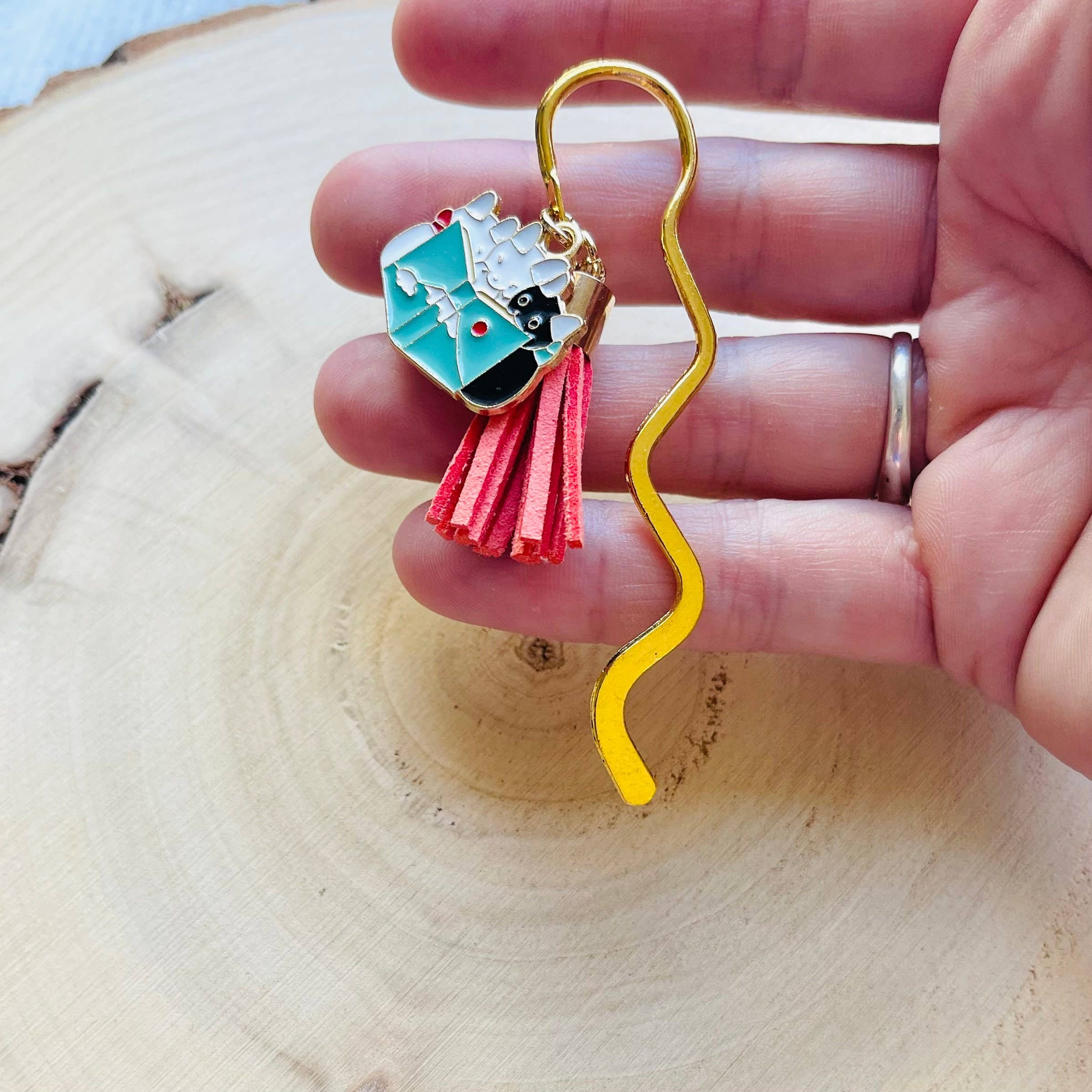 Same Sunset Design - Wholesale Bookmark - Cat Charm Bookmark for Women and Teachers3
