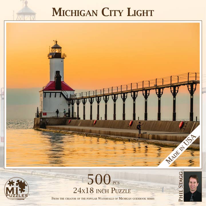 MICHIGAN CITY LIGHT - 500 Bitars Pussel för wholesale av Phil Stagg Photography