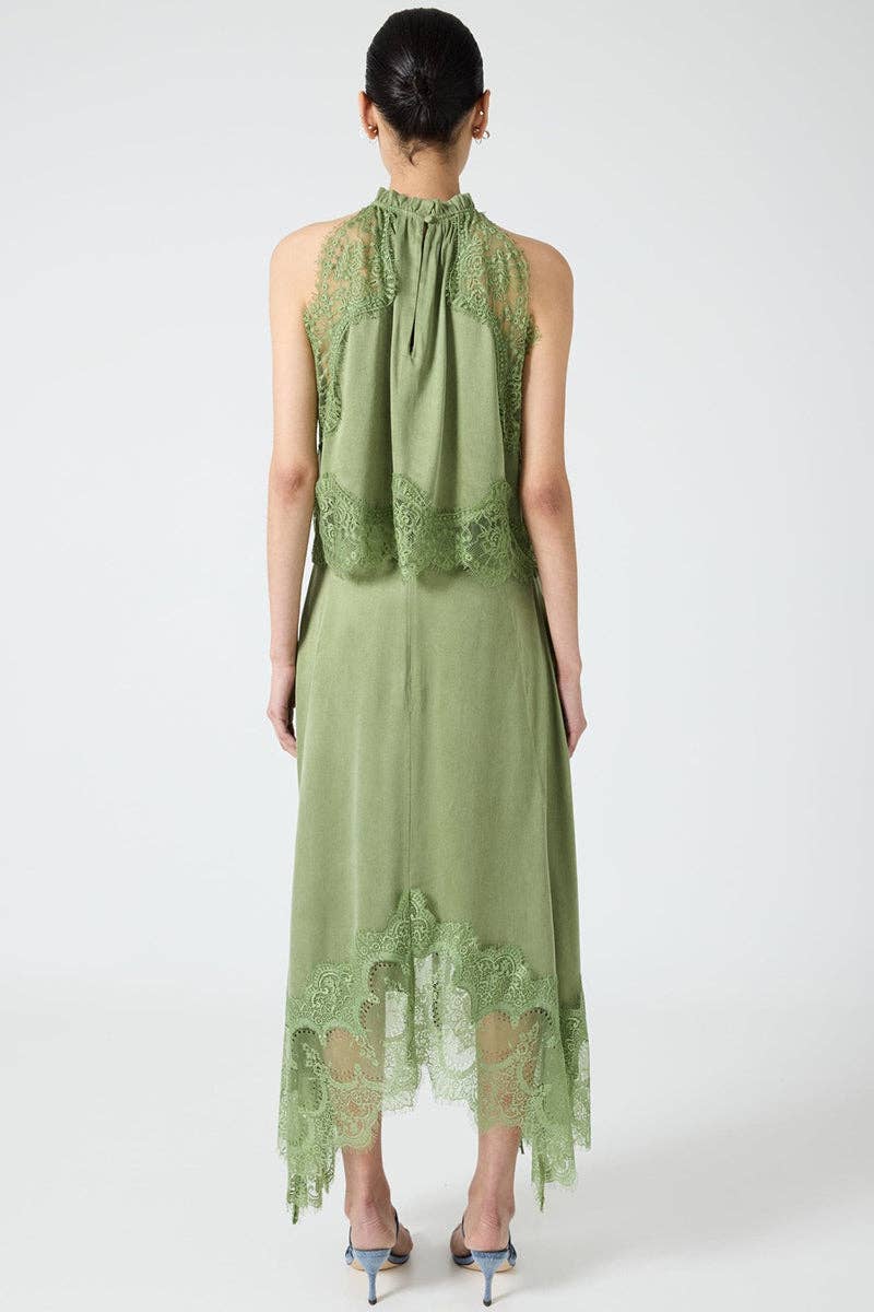 Mccolin - Wholesale Top & Skirt Set - Women's - Lace Long Skirt Two-Piece Set8