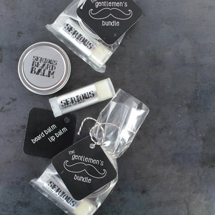 Serious Lip Balm - Wholesale Lip Balm Set - The Gentleman's Lip Balm & Beard Balm Bundle