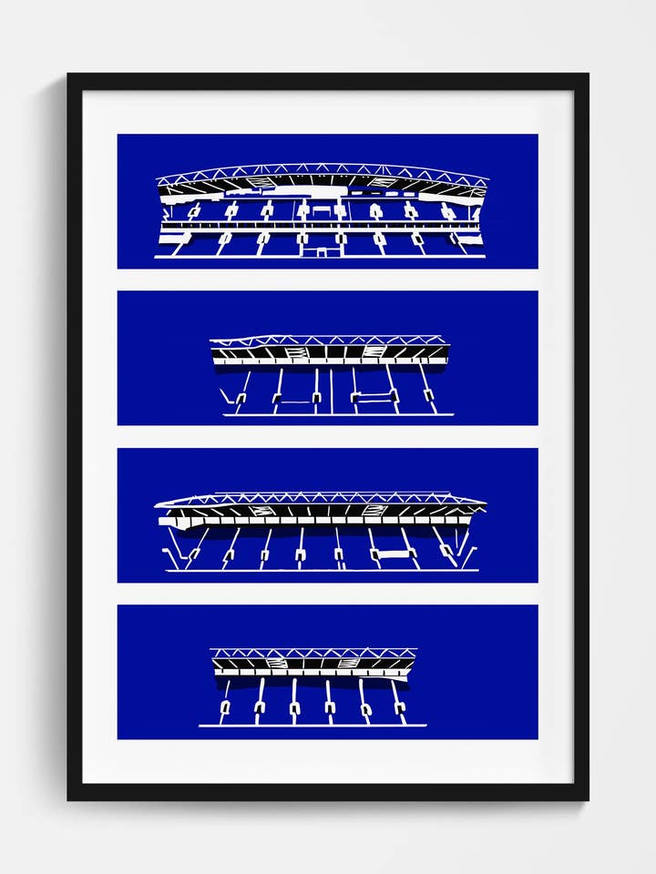Reading Stadium Print for wholesale by Football Devotion