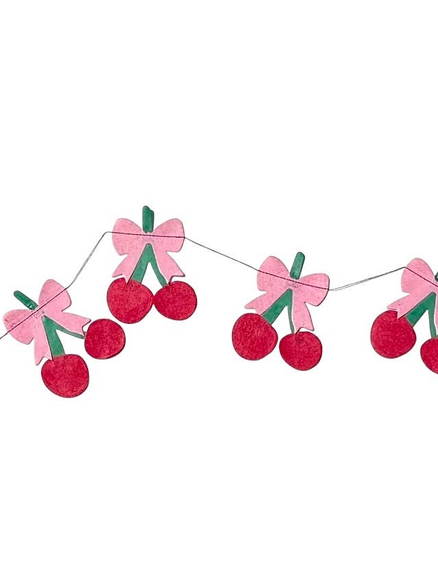 6ft Paper Garland, Cherry for wholesale by Giftsland