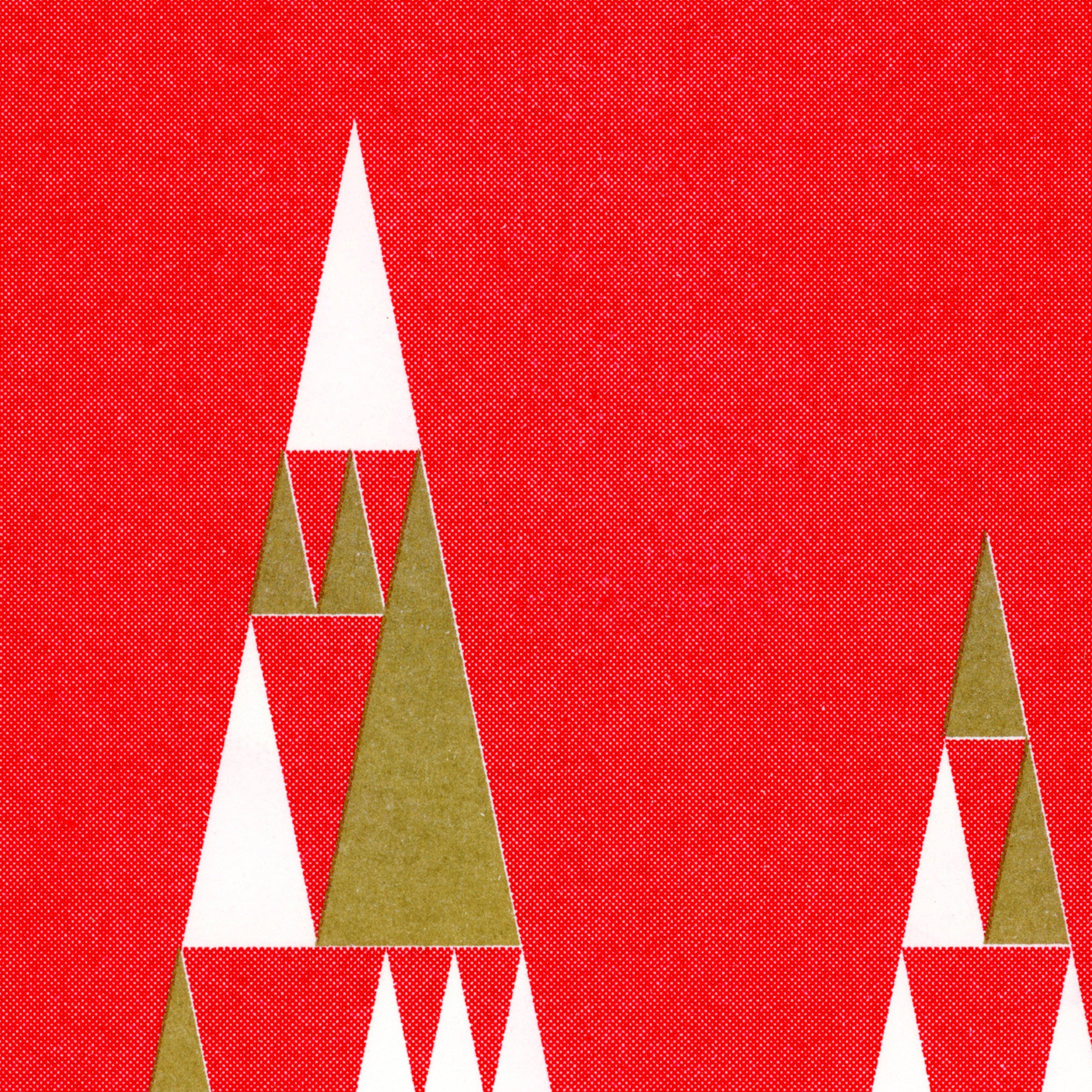 HERR & FRAU RIO - Wholesale Christmas Card - Christmas Tree Red Postcard1