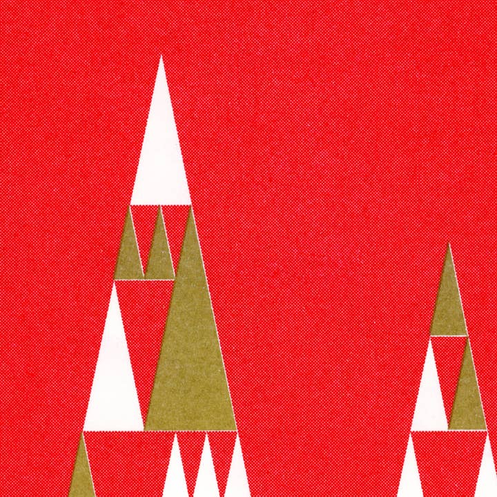 HERR & FRAU RIO - Wholesale Christmas Card - Christmas Tree Red Postcard1