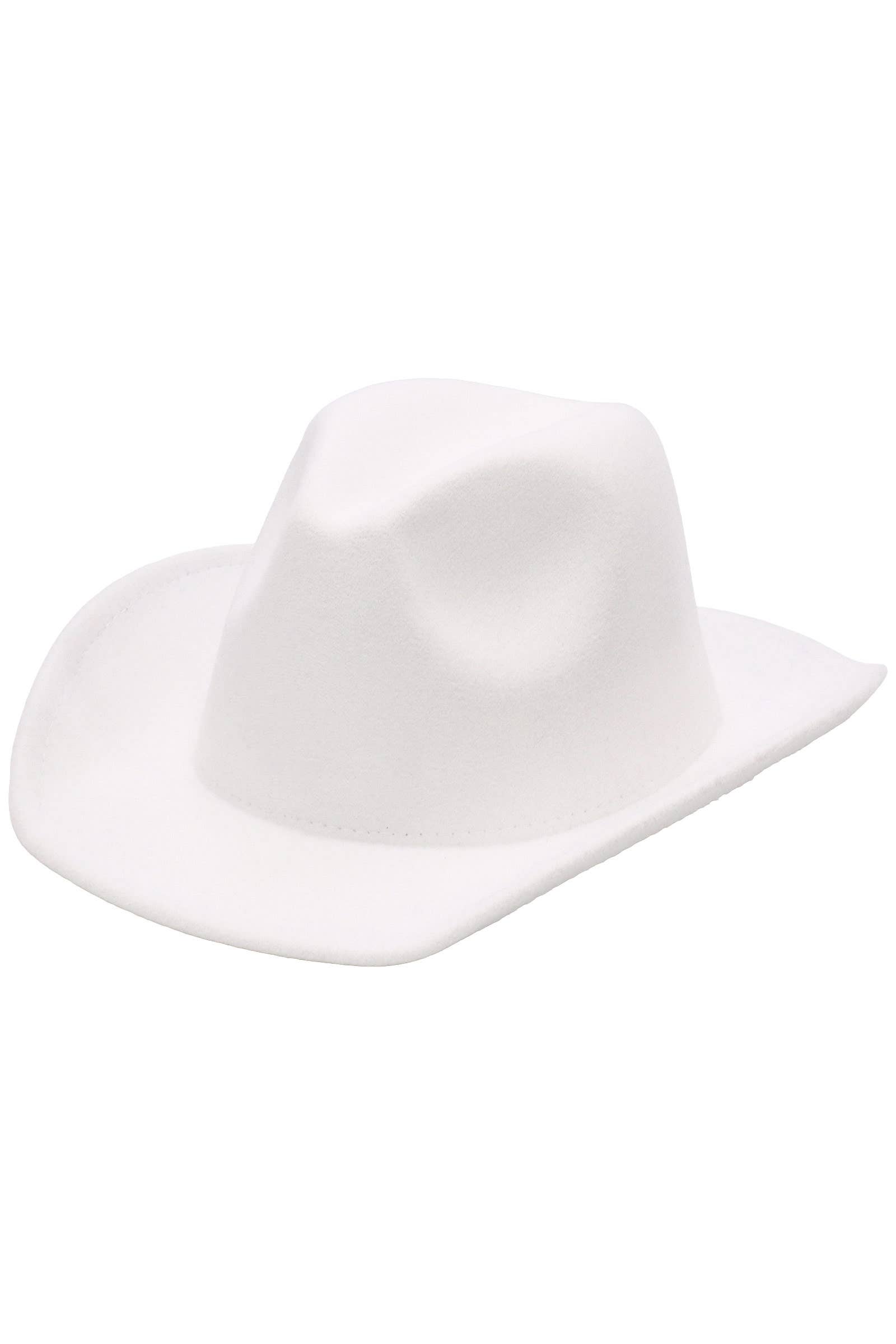 Cap Zone – wholesale Cowboyhatt - Unisex – Solid Plain Taco Brim Filthatt Cowboyhatt5