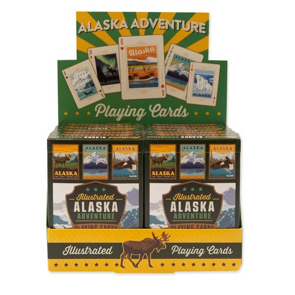 Alaska Adventure Playing Card Deck for wholesale by Tourist Courts