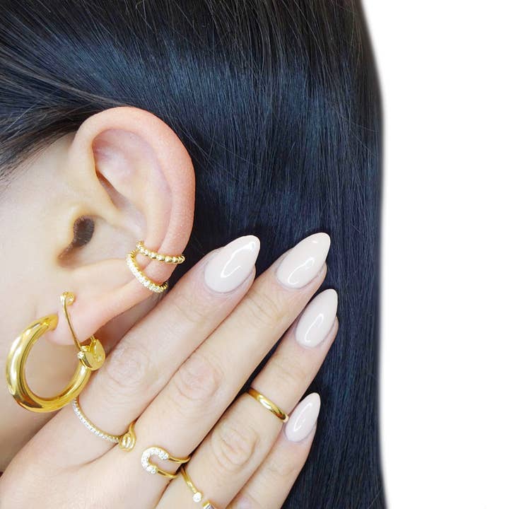 KIKICHIC - Wholesale Hoop Earrings - Lightweight Chunky Hoops Open (25mm)2