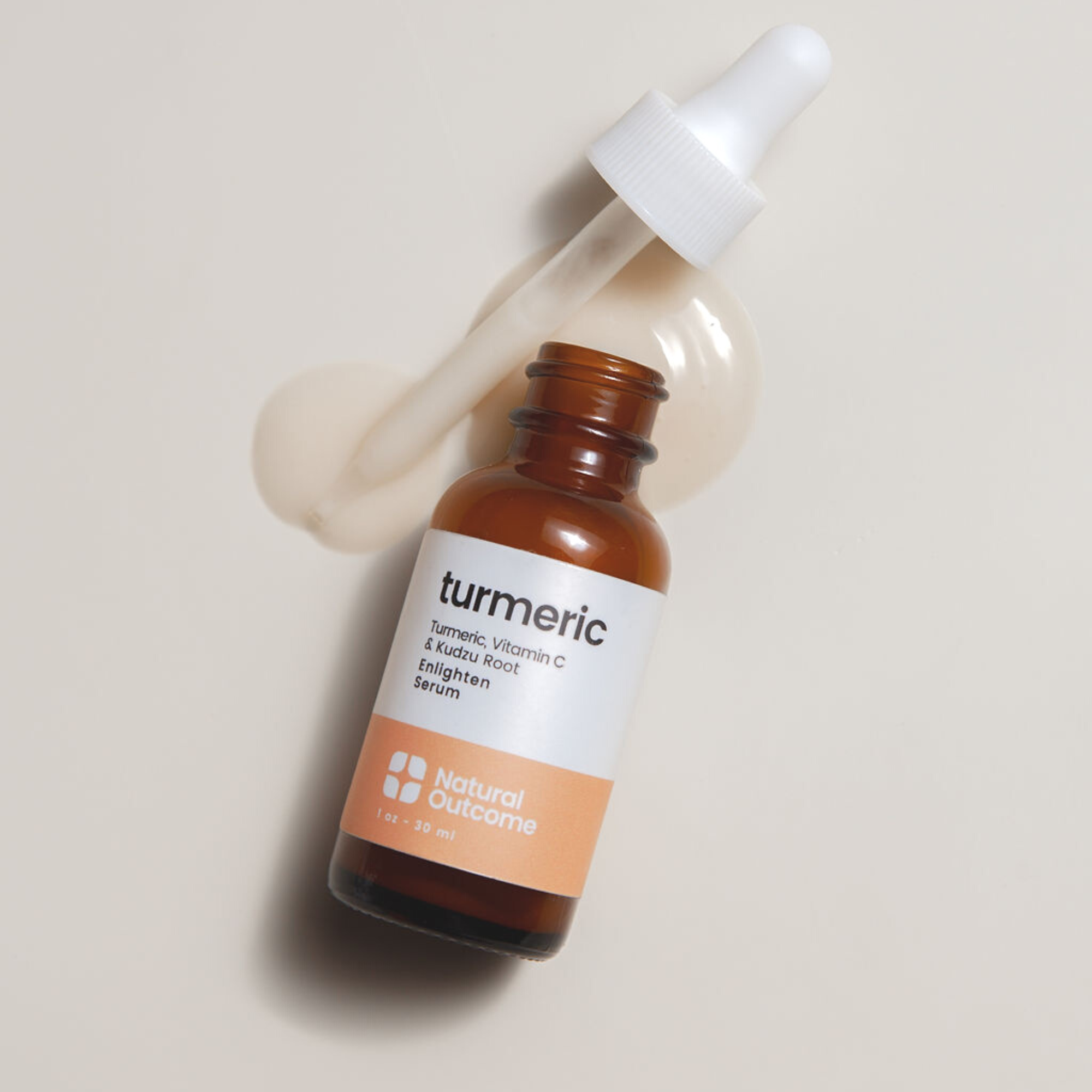 Natural Outcome Skincare - Vente Concentré/sérum pour le visage - Sérum au curcuma et à la vitamine C - Enlighten1
