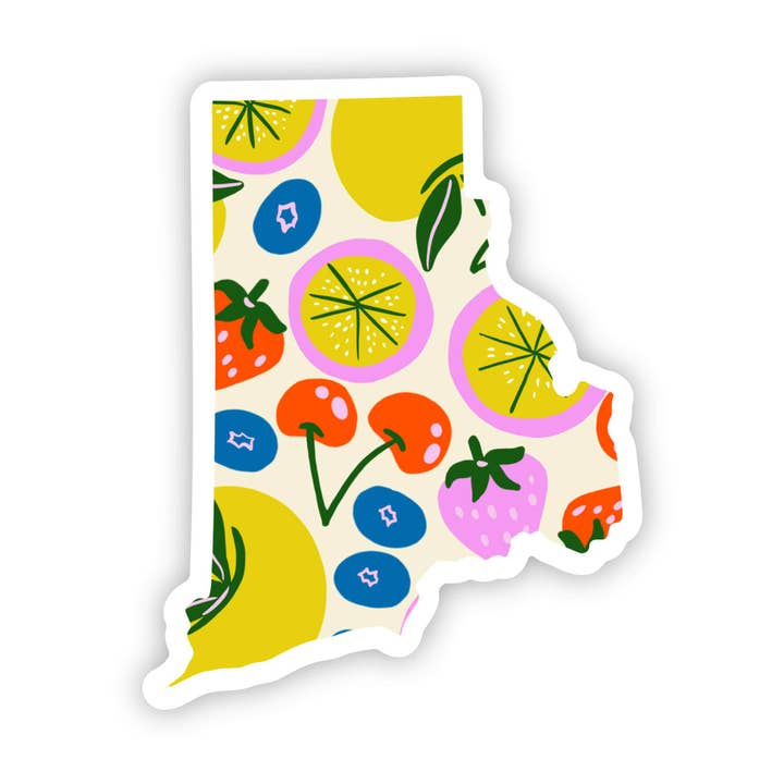 Rhode Island Sticker - Cute Fruits for wholesale by Big Moods