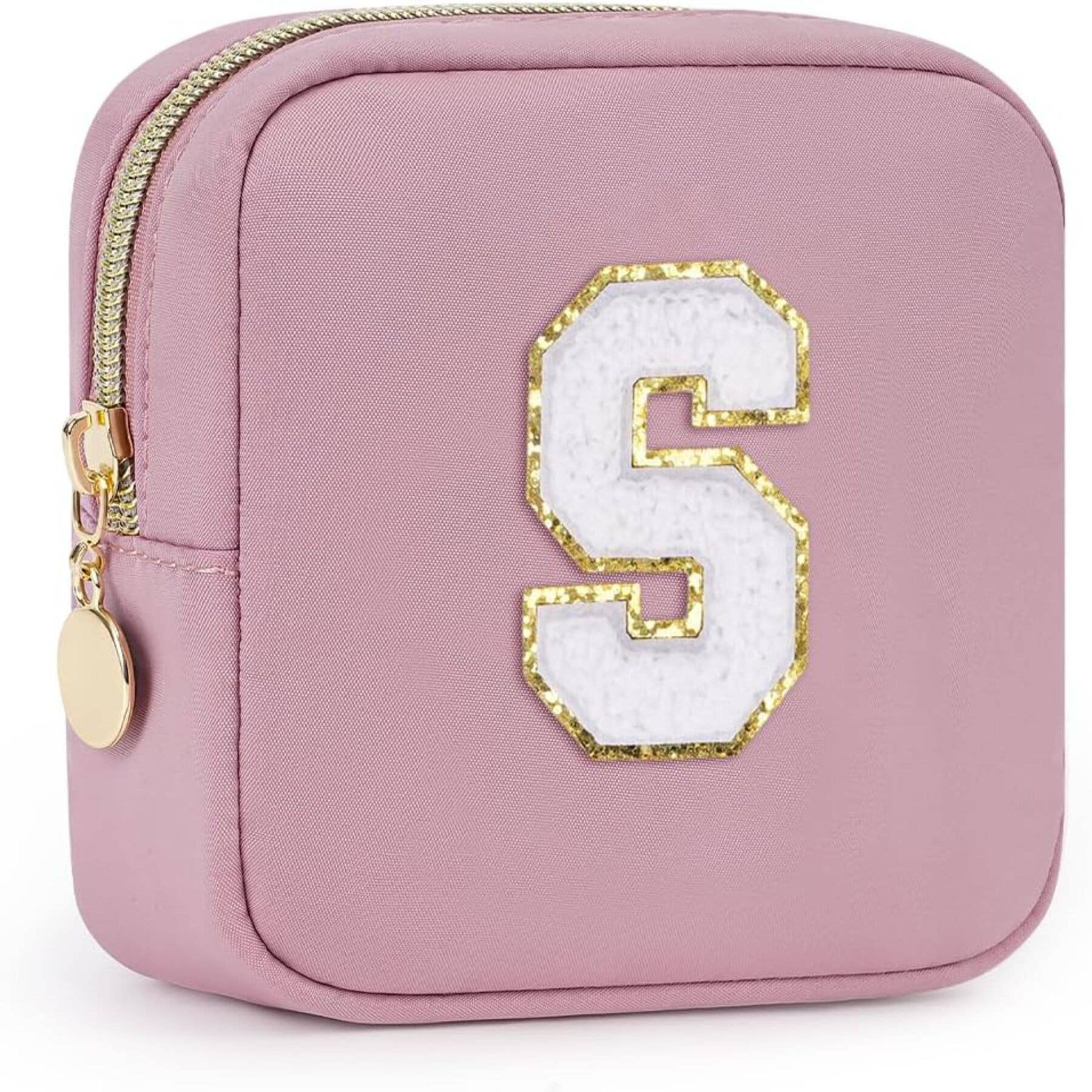 wandf – Großhandel Schmink-/Kosmetiktasche – Personalisierte Monogramm-Tasche Mini Initialen Schminktasche117