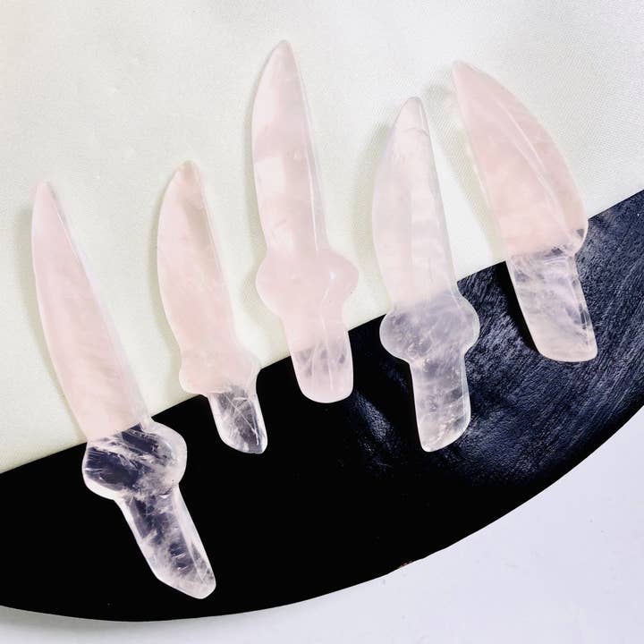 Rock Paradise - Wholesale Spiritual stone/crystal - Crystal Gemstone Knife Spiritual Stone Cabochons7