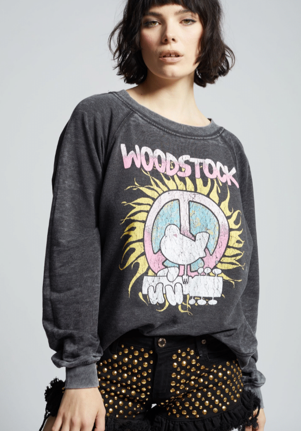 Black 302430 - 830 Woodstock 1969 Sweatshirt for wholesale on Faire1