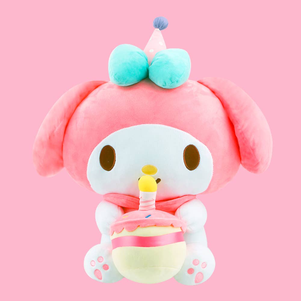 K-Wonderland - Wholesale Stuffed/Plush Toy - Kids & Baby - Sanrio Characters Soft Deco Plushes with Cake, Friends- 45cm0